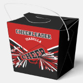 赤、白、黒のチアリーダー フェイバーボックス (裏面)