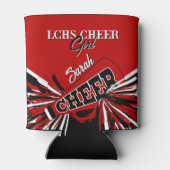 赤、白、黒のチアリーダー 缶クーラー (裏面)