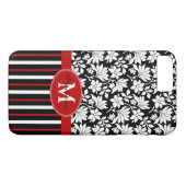 赤・白・黒の名前/イニシャル Case-Mate iPhoneケース (裏面(横))