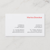 赤、白、黒 名刺 (正面)