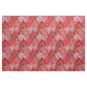 赤、素朴、パッチワーク ファブリック (ファットクウォーター)