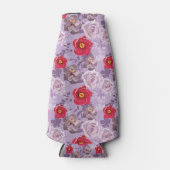 赤、紫のフローラ ボトルクーラー (正面)