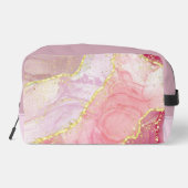 赤、紫、および金ゴールドの大理石パターン ドップキット (裏面)