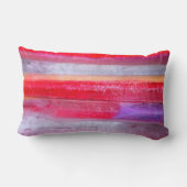 赤、紫、オレンジの装飾用クッション – アクカラフルセント ランバークッション (裏面)