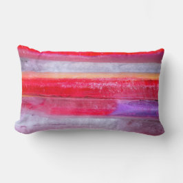 赤、紫、オレンジの装飾用クッション – アクカラフルセント ランバークッション