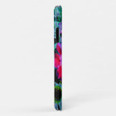 赤、紫、ピンクの劇的な庭の花 Case-Mate iPhoneケース (裏面/右)