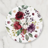 赤、紫、赤面フローラリースありがとう フェイバータグ (裏面)