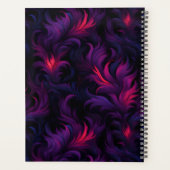 赤、紫、黒のエーテルの葉 プランナー手帳 (裏面)