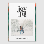 赤+緑のモダン抽象芸術の楽しい写真の休日 (正面)