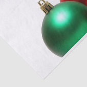 赤+緑クリスマスオーナメント 薄葉紙 (詳細)