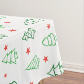 赤&緑クリスマスツリー テーブルクロス (インサイチュ)