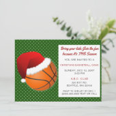 赤&緑クリスマスバスケットボールトーナメント 招待状 (スタンド正面)