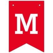 赤&緑メリークリスマスホリデーバンティングフラグ バンティングフラッグ (第1の旗)