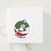 赤/緑雪だるま フェイバータグ (インサイチュ)