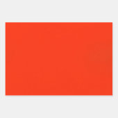 赤、緑、白のストライプ ラッピングペーパーシート (正面2)