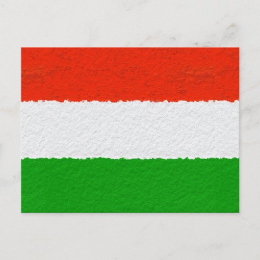 赤、緑、白のセメントのストライプ シーズンポストカード (正面)