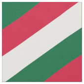 赤、緑、白のパターストライプのン ファブリック (クローズアップ)