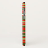 赤、緑、白iPhoneストライプの/iPadケース Case-Mate iPhoneケース (裏面/左)