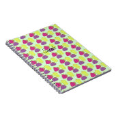 赤、緑、紫のブドウ ノートブック (右側)