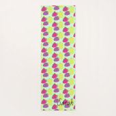 赤、緑、紫のブドウ ヨガマット (裏面)
