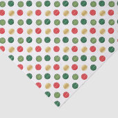 赤、緑、金ゴールド水玉模様 薄葉紙 (詳細)