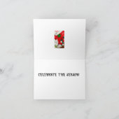 赤、緑、銀、白 シーズンカード (内部)