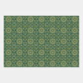 赤/緑/黒/金ゴールドラッピング紙（シート） ラッピングペーパーシート (正面3)