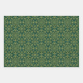 赤/緑/黒/金ゴールドラッピング紙（シート） ラッピングペーパーシート (正面3)