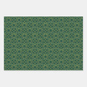 赤/緑/黒/金ゴールドラッピング紙（シート） ラッピングペーパーシート (正面3)