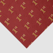 赤、金ゴールドフェイク1番目（最初）のイベントティッシュペーパー 薄葉紙 (詳細)