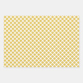 赤、金ゴールド、銀の包装紙。 ラッピングペーパーシート (正面2)