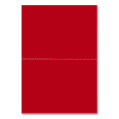 赤、銀の灰色の雪結婚片の座席表 テーブルナンバー (裏面)