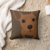 赤/錆最低Pinの所有者の装飾用クッション クッション (ブランケット)