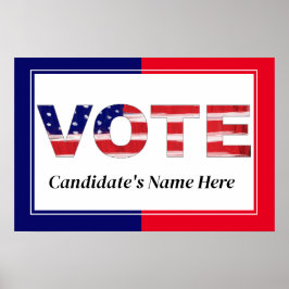 赤/青の投票 ポスター