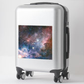赤&青カリナ星雲ハッブル望遠鏡 シール (スーツケース)