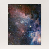 赤&青カリナ星雲ハッブル望遠鏡 ジグソーパズル (縦)