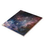 赤&青カリナ星雲ハッブル望遠鏡 タイル (側面)