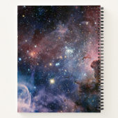 赤&青カリナ星雲ハッブル望遠鏡 ノートブック (裏面)