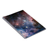 赤&青カリナ星雲ハッブル望遠鏡 ノートブック (右側)