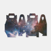 赤&青カリナ星雲ハッブル望遠鏡 フェイバーボックス (折り畳みなし)