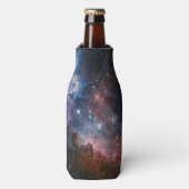 赤&青カリナ星雲ハッブル望遠鏡 ボトルクーラー (ボトル正面)