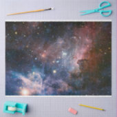 赤&青カリナ星雲ハッブル望遠鏡 薄葉紙 (クラフト)