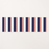 赤(青ストライプ) ヨガマット (正面(横))