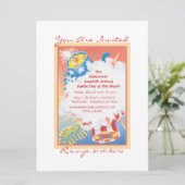 赤/青 招待状 (スタンド正面)