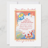 赤/青 招待状 (正面)