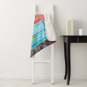 赤、青、灰色の壁、ドアと窓 シェルパブランケット (インサイチュ)