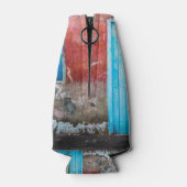 赤、青、灰色の壁、ドアと窓 ボトルクーラー (裏面)