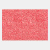 赤、青、白の手のモダンシンプル ラッピングペーパーシート (正面3)