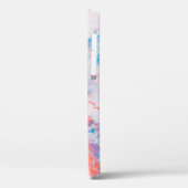 赤、青、白の抽象芸術絵画の Case-Mate iPhoneケース (裏面 / 左)