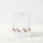 赤、青、緑のホットサイダーマグ フロストグラスマグカップ (中央)